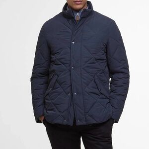 NWT Barbour Winter Chelsea Quilted Jacket XXL Navy Blue Men's Insulated Coat 2XL